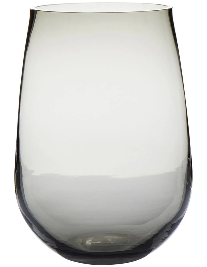 Salt&Pepper Type Vase - 20.5cm - Grey 1 Salt&Pepper Type Vase - 20.5cm - Grey