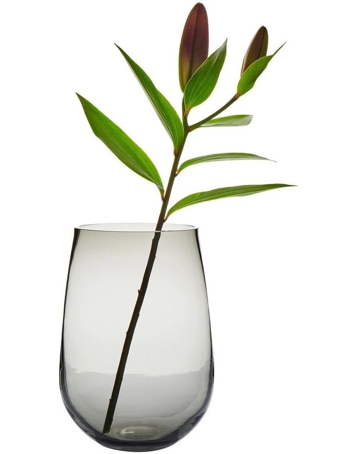 Salt&Pepper Type Vase - 20.5cm - Grey 2 Salt&Pepper Type Vase - 20.5cm - Grey - Image 2