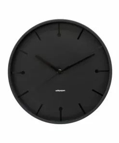 Salt&Pepper Annex Clock - 31.5cm - Black