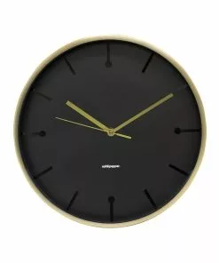 Salt&Pepper Annex Clock - 31.5cm - Gold