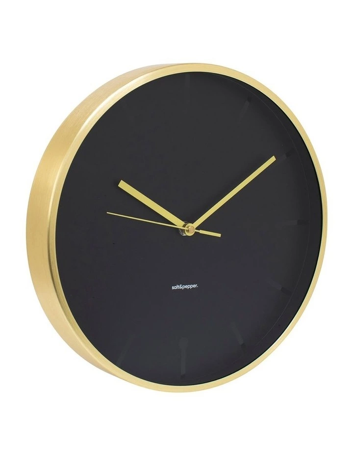 Salt&Pepper Annex Clock - 31.5cm - Gold 2 Salt&Pepper Annex Clock - 31.5cm - Gold - Image 2