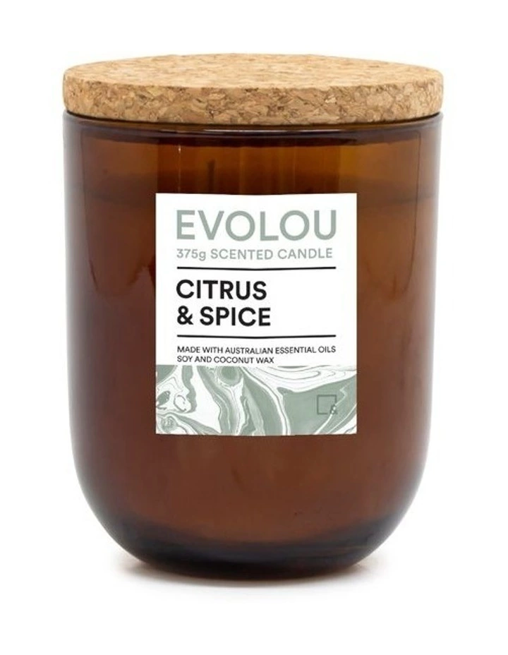 Salt&Pepper Evolou Candle Citrus & Spice 375g 1 Salt&Pepper Evolou Candle Citrus & Spice 375g