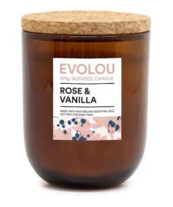 Salt&Pepper Evolou Candle Rose & Vanilla 375g
