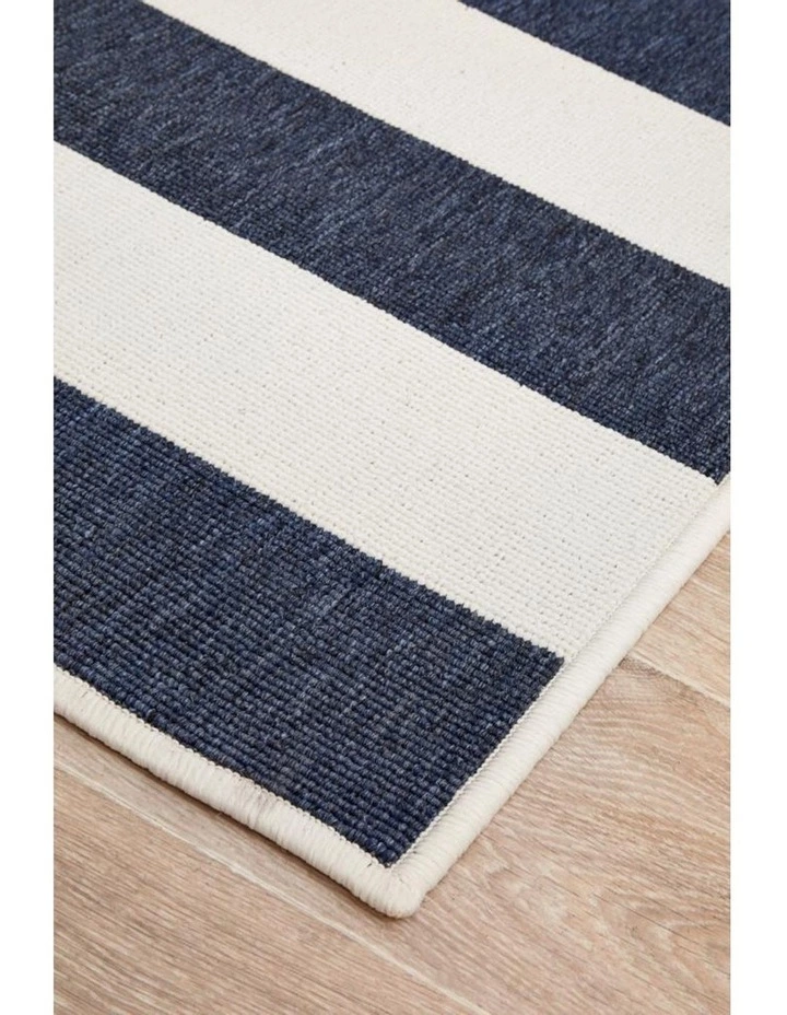 Rug Culture Seaside 4444 Navy White Rug 5 Rug Culture Seaside 4444 Navy White Rug - Image 5