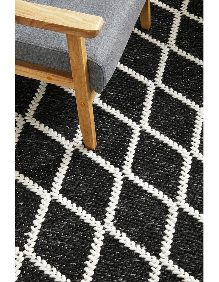 Rug Culture Huxley Black Rug 3 Rug Culture Huxley Black Rug - Image 3