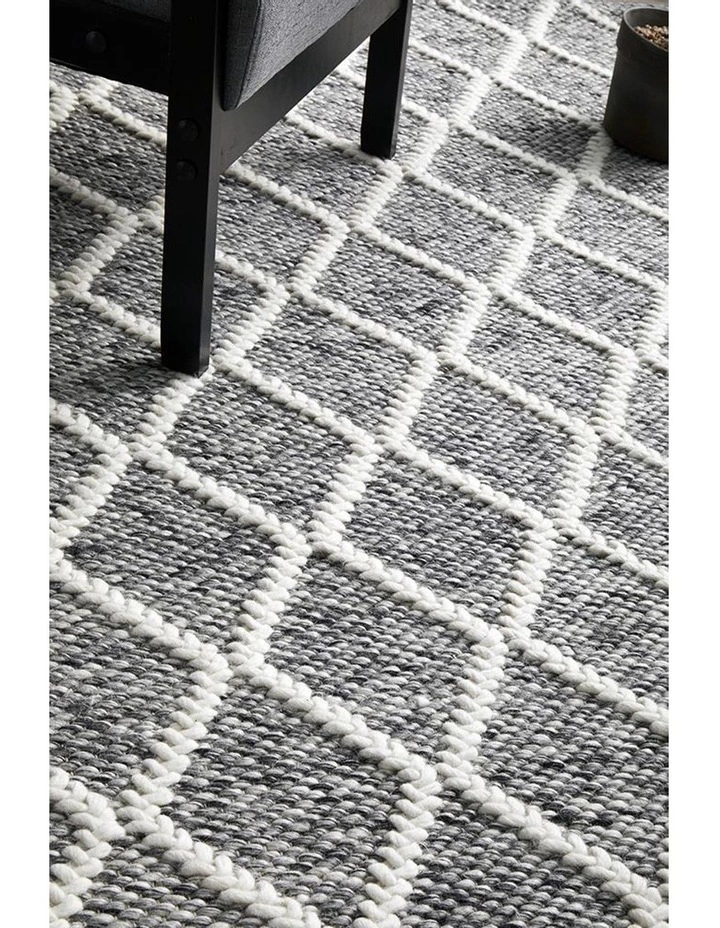 Rug Culture Huxley Grey Rug 2 Rug Culture Huxley Grey Rug - Image 2