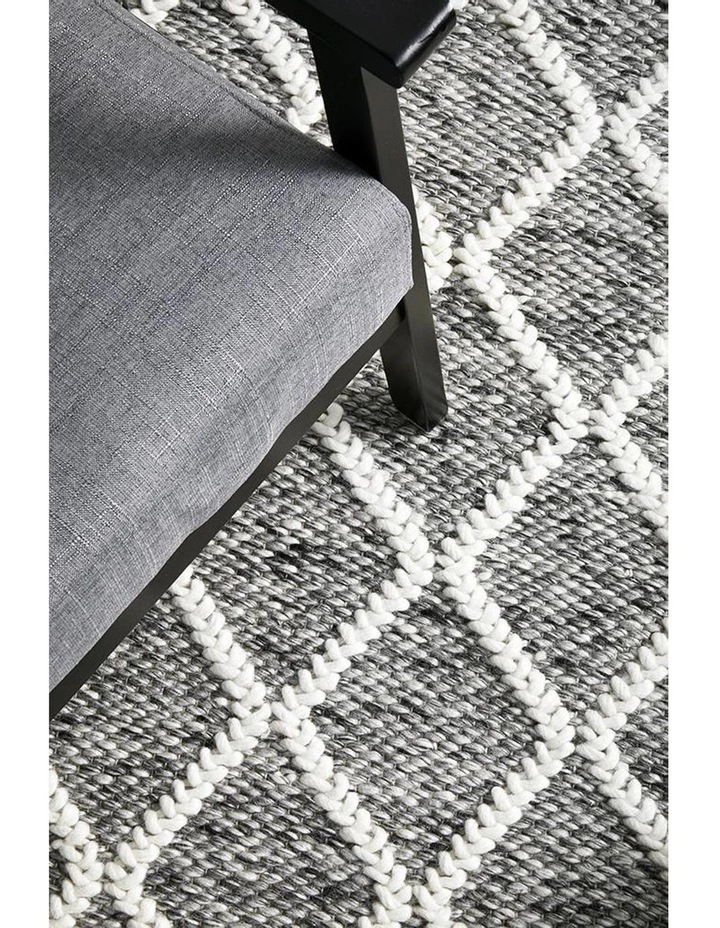 Rug Culture Huxley Grey Rug 4 Rug Culture Huxley Grey Rug - Image 4
