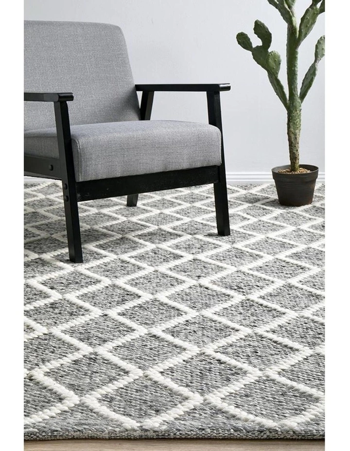 Rug Culture Huxley Grey Rug 5 Rug Culture Huxley Grey Rug - Image 5