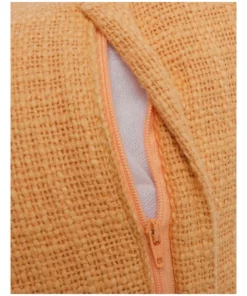 Vue Gibraltar Cotton Slub Cotton Cushion w/ Tassels in Peach -Home Decor Shop 832960360 4 720x928