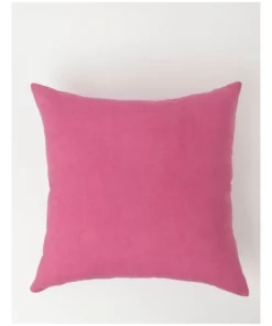 Vue El Blanca Linen Cushion Bubblegum