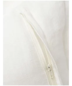 Heritage Hilltop Flanged Linen Cushion White -Home Decor Shop 832961890 4 720x928