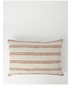 Australian House & Garden Newrybar Striped Woven Breakfast Cushion Natural