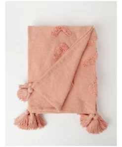 Vue Deerwood Tufted Tribal Throw Shell