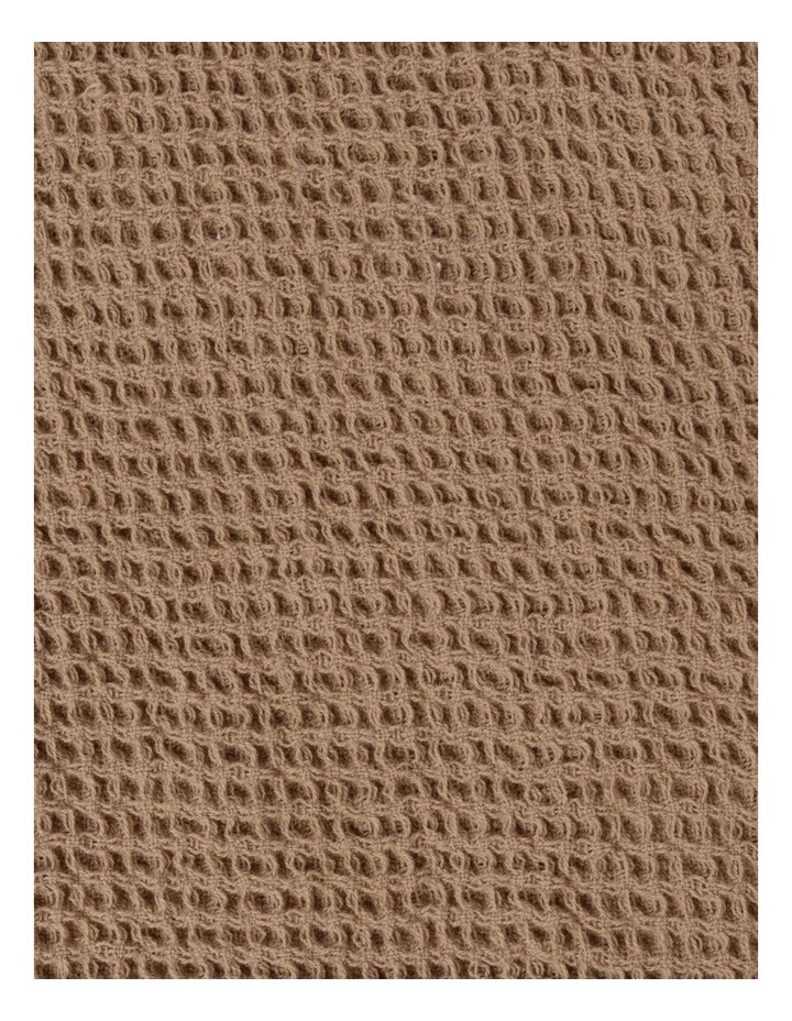Australian House & Garden Norco Organic Cotton Waffle Throw Sandstone 3 Australian House & Garden Norco Organic Cotton Waffle Throw Sandstone - Image 3