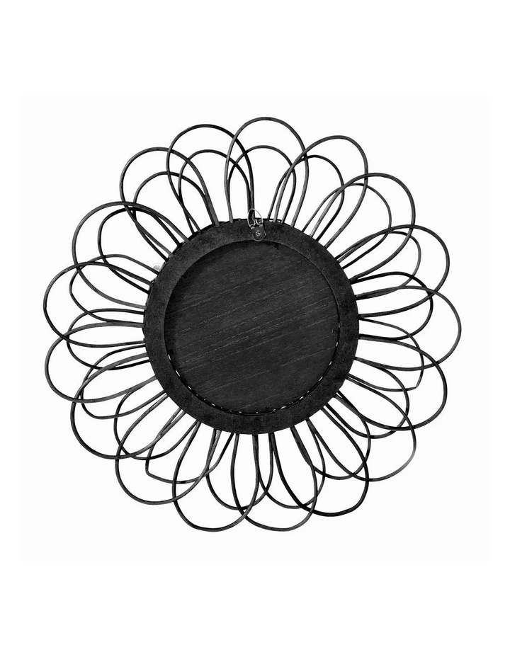 Cooper & Co 55cm Baja Black Willow Wall Mirror 4 Cooper & Co 55cm Baja Black Willow Wall Mirror - Image 4