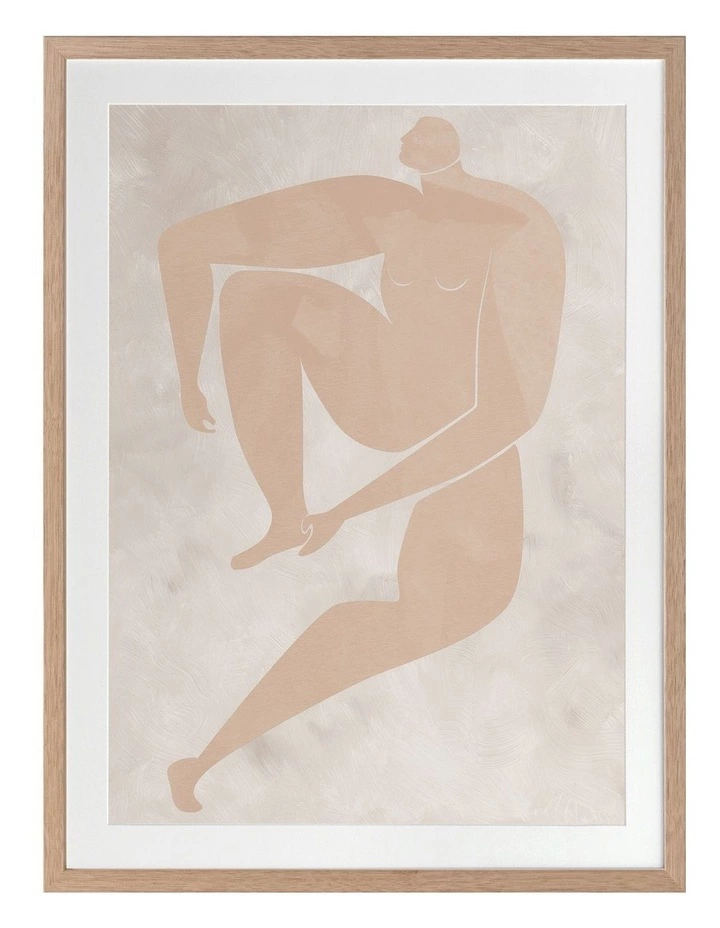 Urban Road Amelie Cut-Out I Print Oak Frame 1 Urban Road Amelie Cut-Out I Print Oak Frame