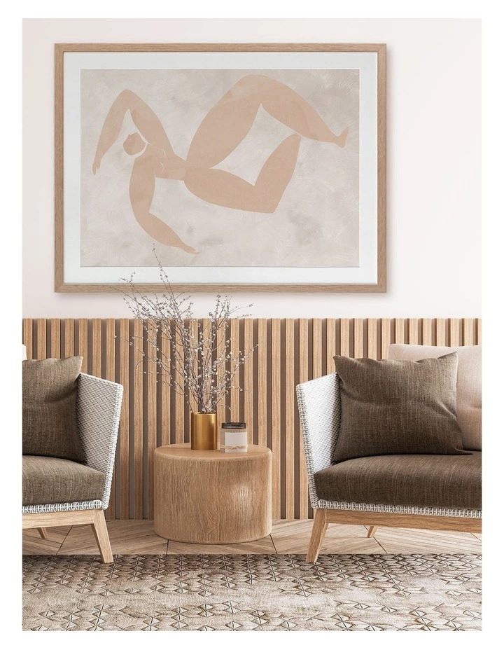 Urban Road Amelie Cut-Out III Print Oak Frame 2 Urban Road Amelie Cut-Out III Print Oak Frame - Image 2