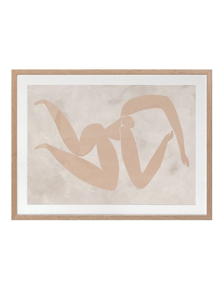 Urban Road Amelie Cut-Out IV Print Oak Frame 1 Urban Road Amelie Cut-Out IV Print Oak Frame