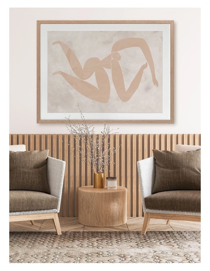 Urban Road Amelie Cut-Out IV Print Oak Frame 2 Urban Road Amelie Cut-Out IV Print Oak Frame - Image 2