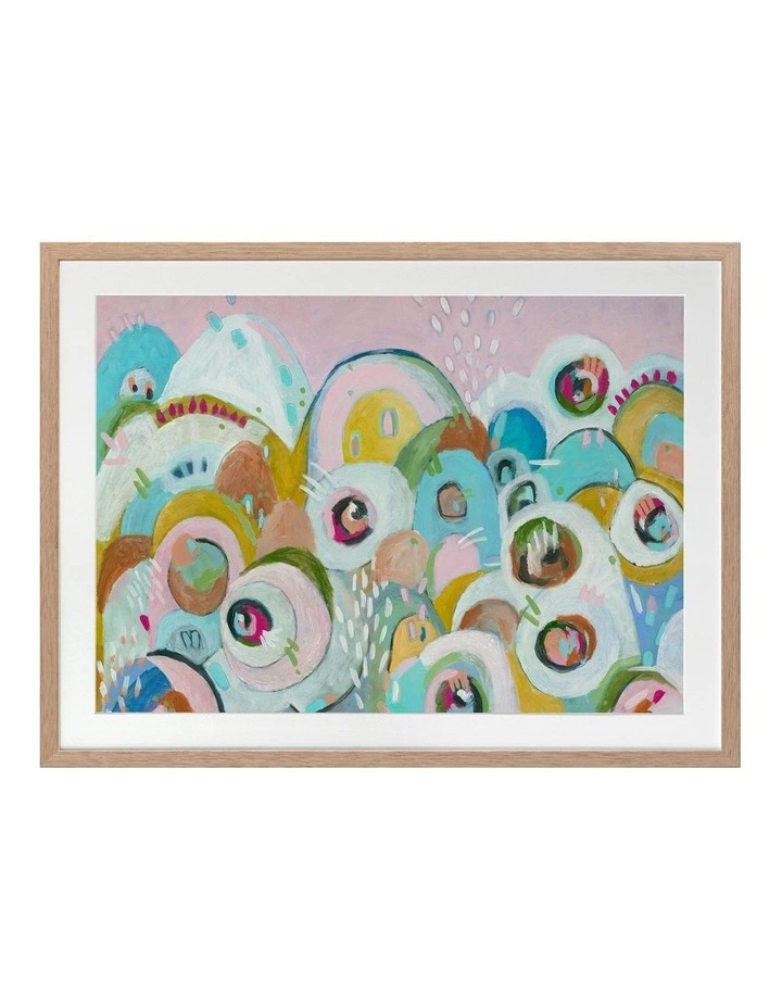 Urban Road Big Blinky Print Oak Frame 1 Urban Road Big Blinky Print Oak Frame