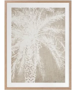 Urban Road Canary Island I Print Oak Frame