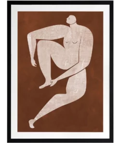 Urban Road Caroline Cut-Out I Print Black Frame