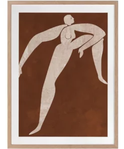 Urban Road Caroline Cut-Out II Print Oak Frame