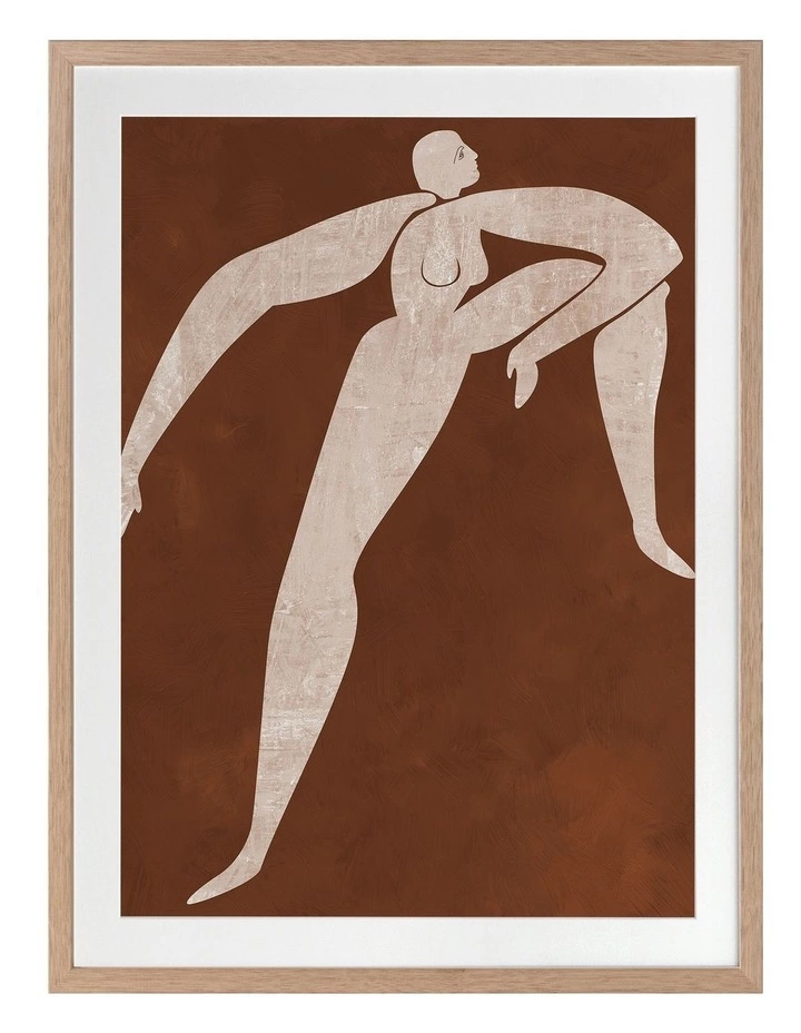 Urban Road Caroline Cut-Out II Print Oak Frame 1 Urban Road Caroline Cut-Out II Print Oak Frame