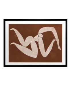 Urban Road Caroline Cut-Out IV Print Black Frame