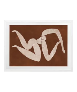 Urban Road Caroline Cut-Out IV Print White Frame