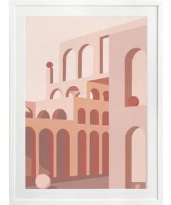 Urban Road Grand Designs Print White Frame