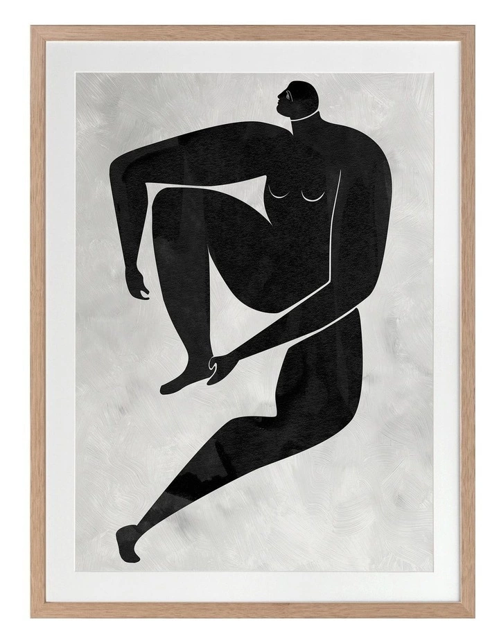 Urban Road Lydia Cut-Out I Print Oak Frame 1 Urban Road Lydia Cut-Out I Print Oak Frame