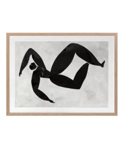 Urban Road Lydia Cut-Out III Print Oak Frame