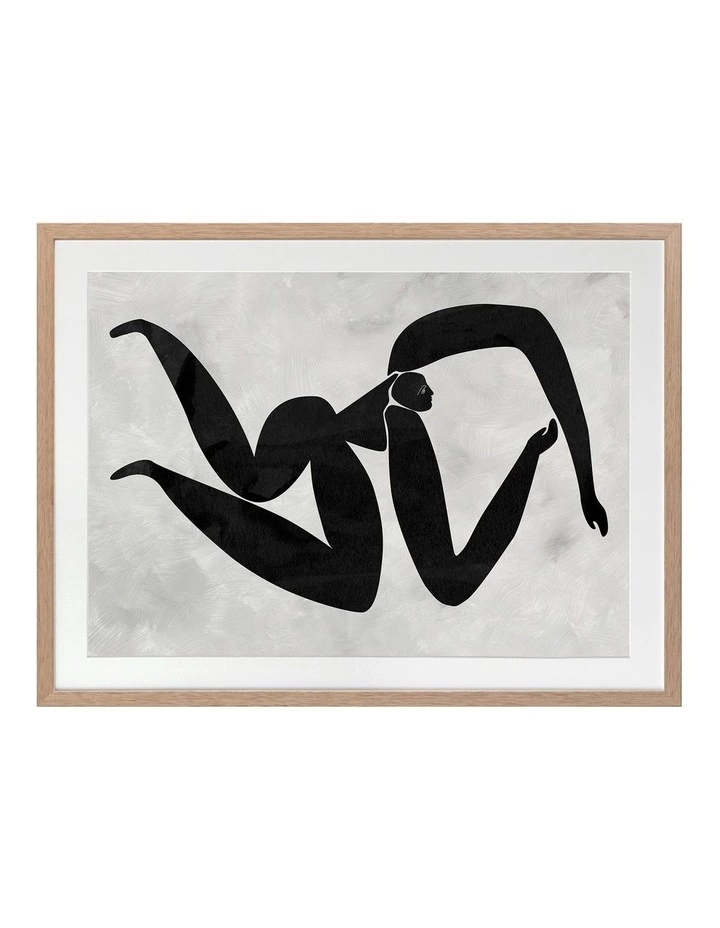 Urban Road Lydia Cut-Out IV Print Oak Frame 1 Urban Road Lydia Cut-Out IV Print Oak Frame