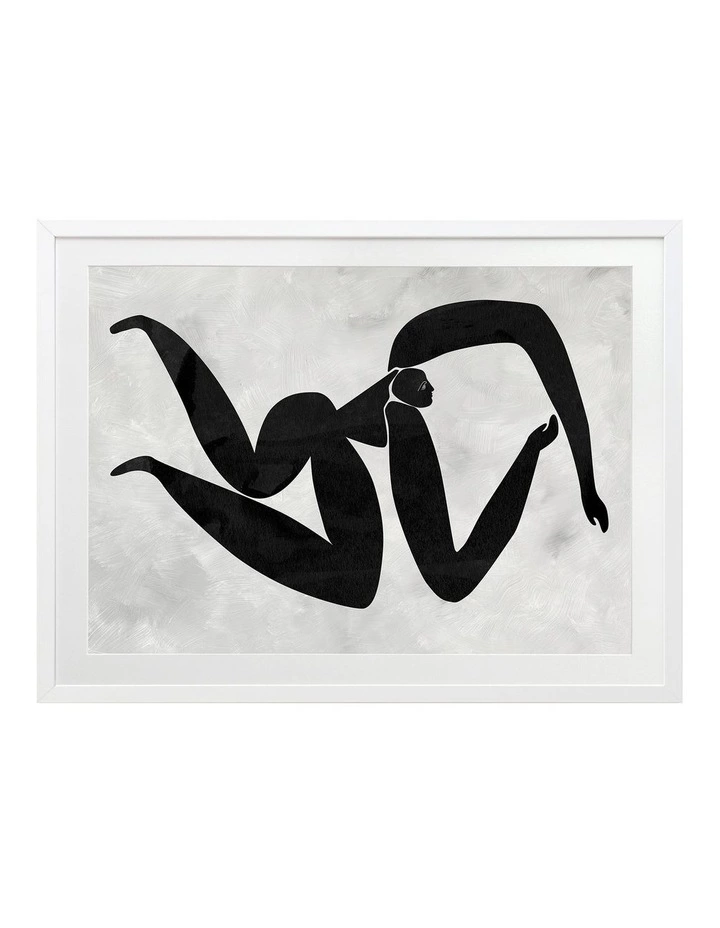 Urban Road Lydia Cut-Out IV Print White Frame 1 Urban Road Lydia Cut-Out IV Print White Frame