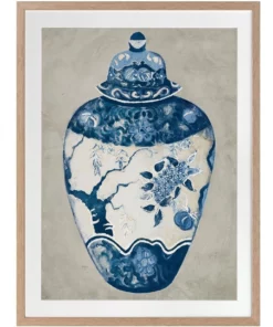 Urban Road Orient I Print Oak Frame