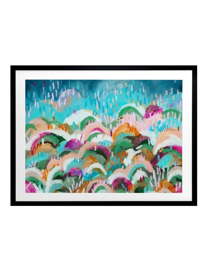 Urban Road Rainbow Hills Print Black Frame 1 Urban Road Rainbow Hills Print Black Frame