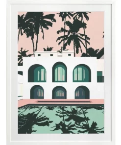 Urban Road Real Housewives Print White Frame