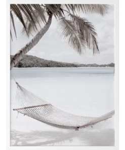 Urban Road Rest Easy Print White Frame