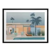 Urban Road Serenity Street Print Black Frame