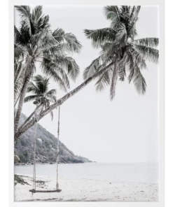 Urban Road Swing Life Away Print White Frame