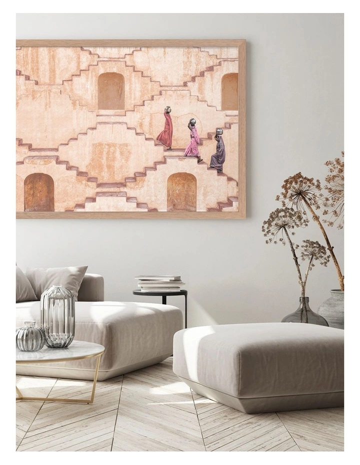 Urban Road The Climb Print Oak Frame 2 Urban Road The Climb Print Oak Frame - Image 2