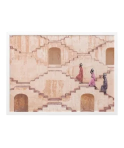 Urban Road The Climb Print White Frame