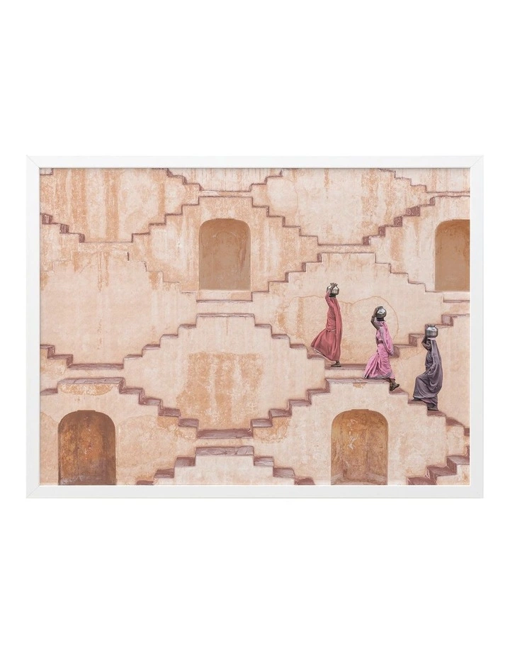 Urban Road The Climb Print White Frame 1 Urban Road The Climb Print White Frame