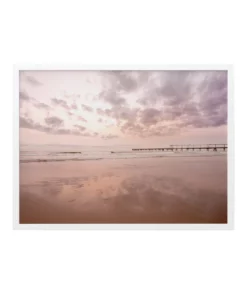 Urban Road The Pier Print White Frame