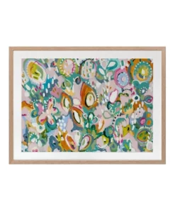 Urban Road Tutti Frutti Print Oak Frame
