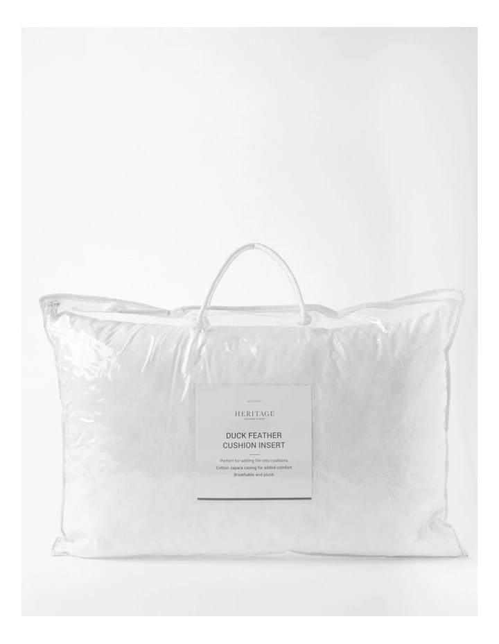 Heritage 40X60cm Cushion Insert White 1 Heritage 40X60cm Cushion Insert White