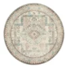 Rug Culture Avenue 704 Silver Round Rug