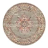 Rug Culture Babylon 211 Grey Round Rug