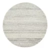 Rug Culture Chrome Harper Silver Round Rug